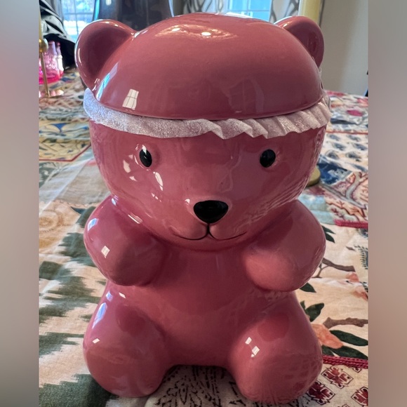 T.J.Maxx | Kitchen | Pink Gummy Bear Teddy Bear Ceramic Cookie Jar ...